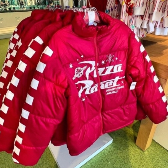 Toy story disney pizza planet puffer jacket xl - Picture 3 of 16